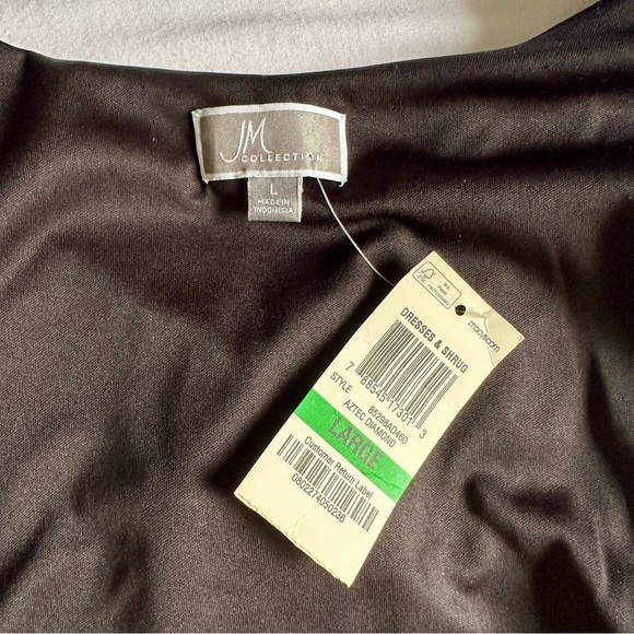 NWT JM Collection Print and embellished Dress - Picture 5 of 5